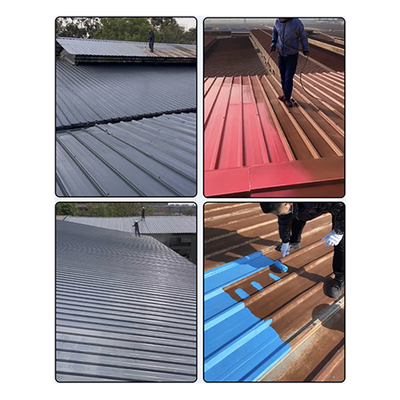 Ukiran warna baja cat air yang diperbarui OEM Metal Protective Coating Tile Cat tahan karat yang diperbarui Untuk logam